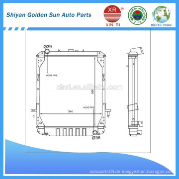 ISUZU Heizkörper 590 X 548 X 50mm für Japan Markt.